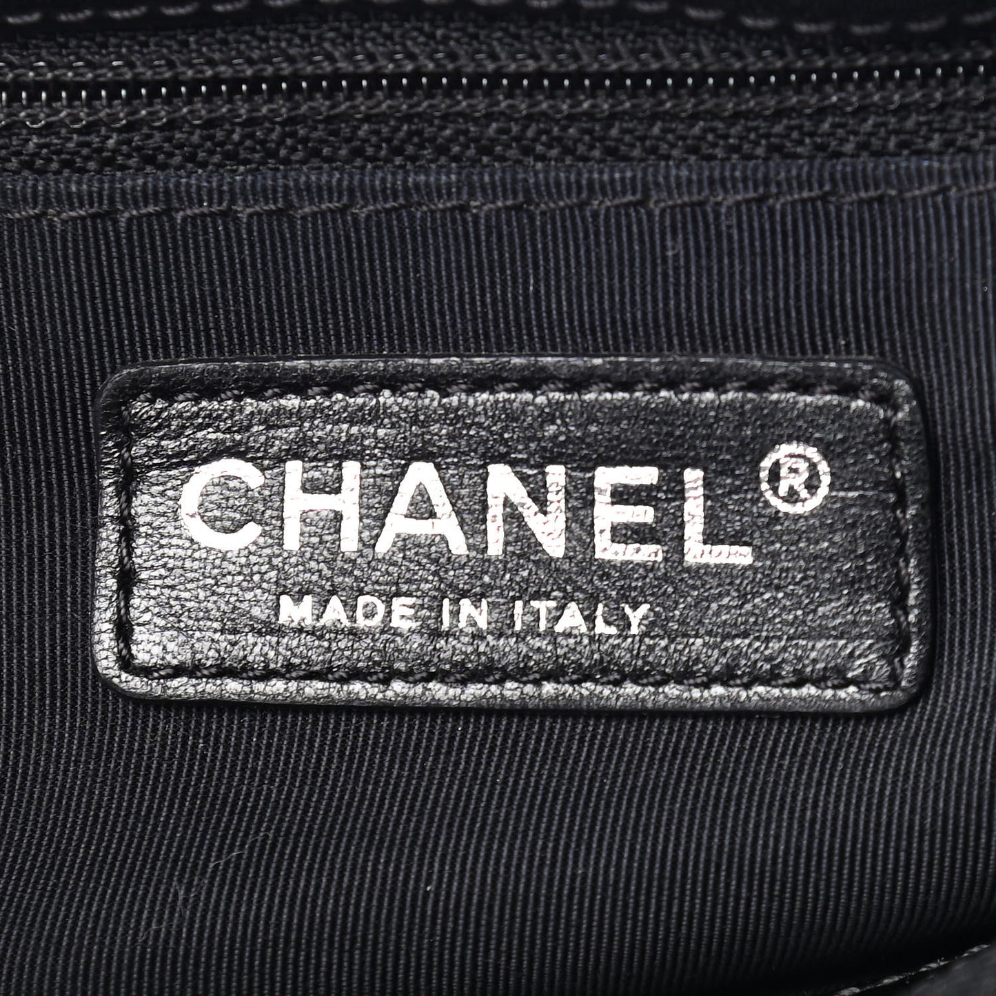 Patent Quilted Grand Shopping Tote GST Black