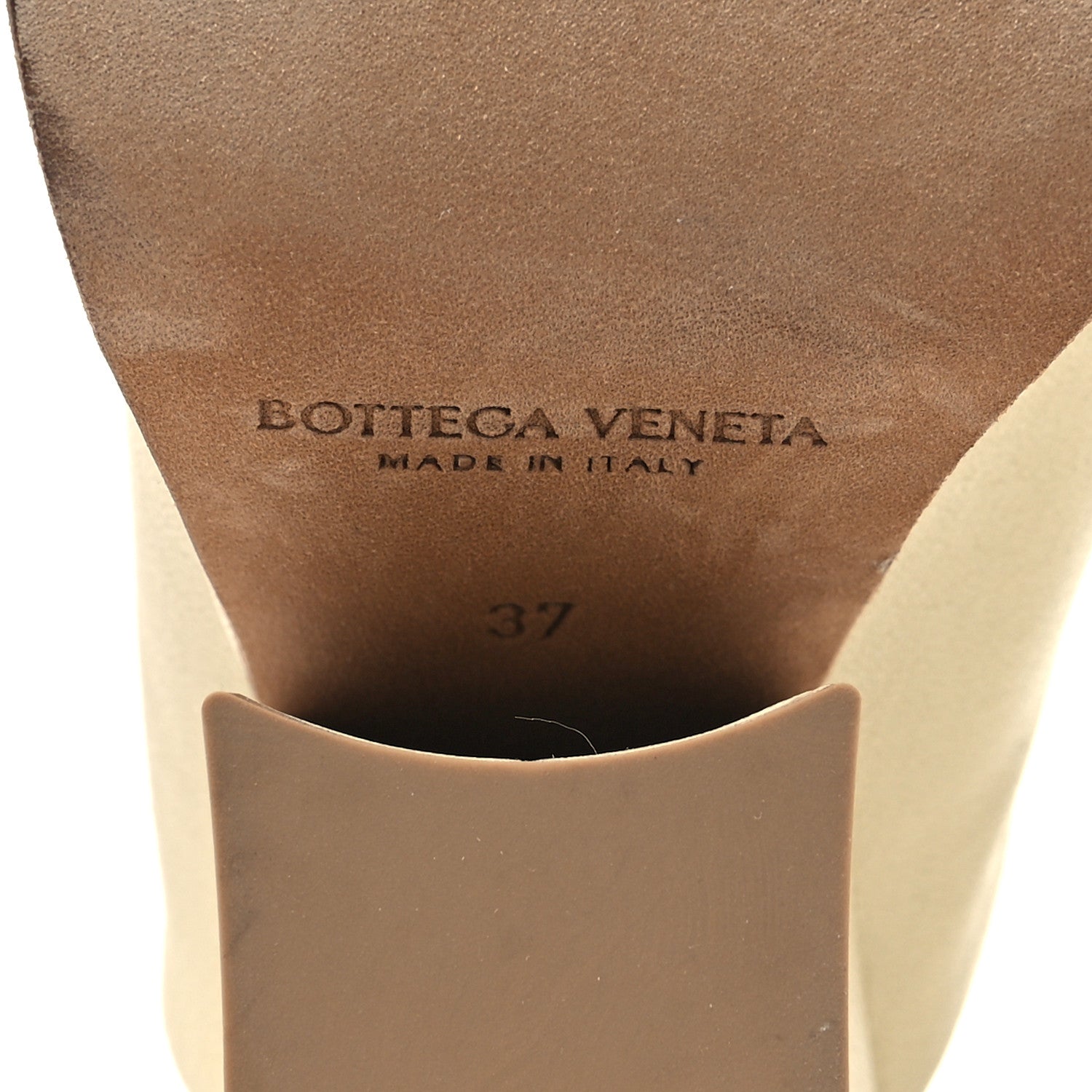 Bottega Veneta Nappa Stack Mule Sandals 37 Sea Salt 6 of 7