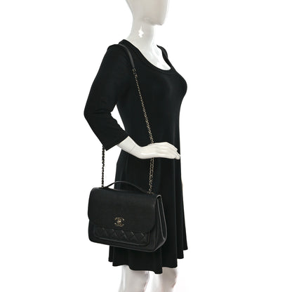 Chanel Caviar Quilted Large Business Affinity Flap Black 2 of 11