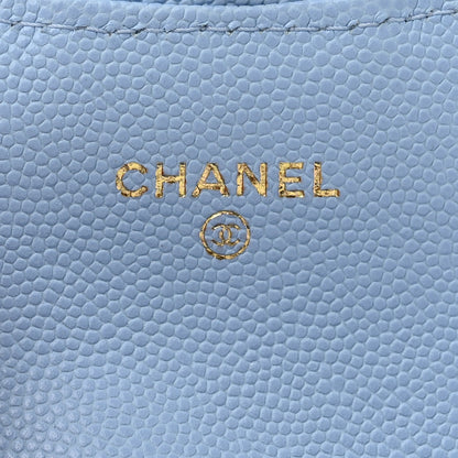 Chanel Caviar Quilted Mini Chain Belt Bag Light Blue 5 of 7