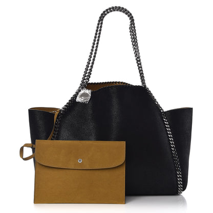 Stella McCartney Shaggy Deer Falabella Reversible Tote Black 1 of 6