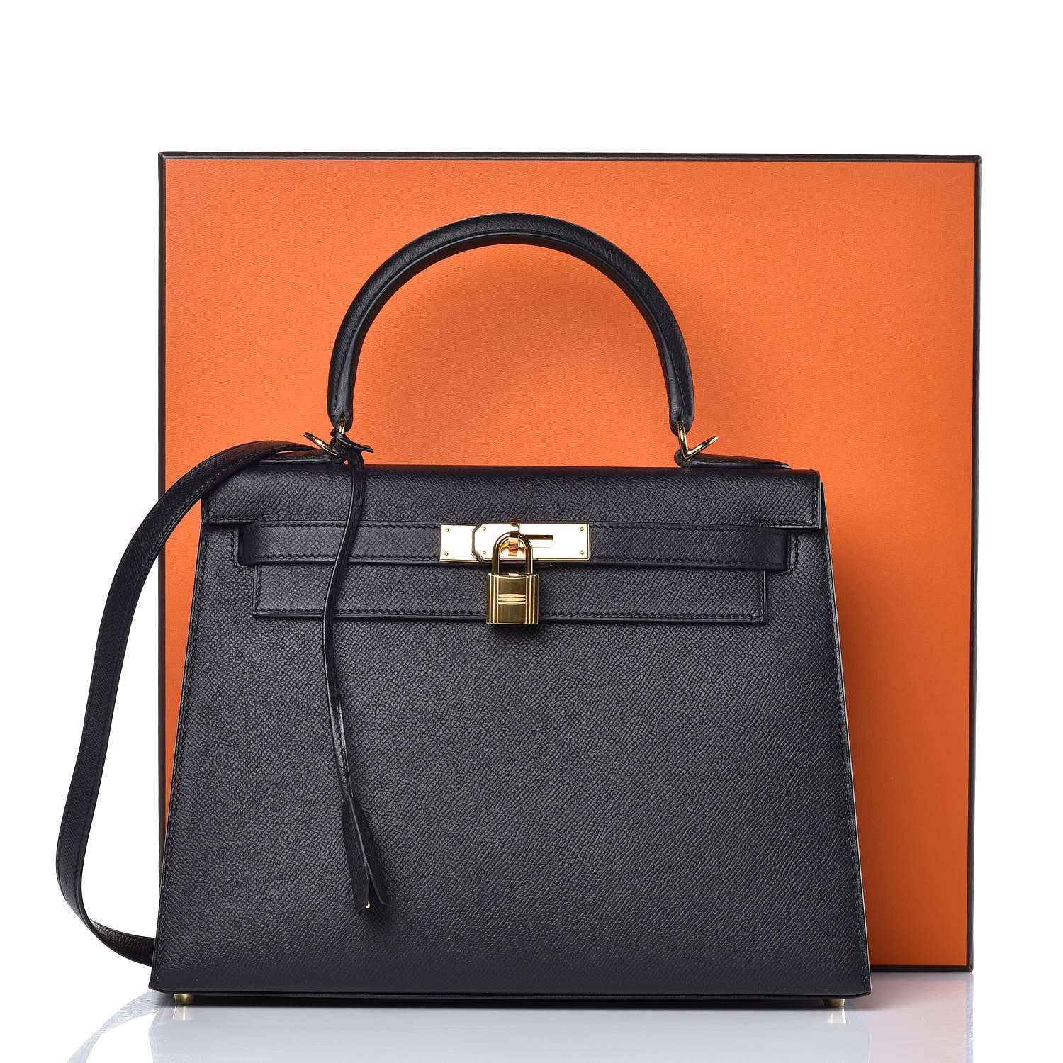 Hermes Epsom Kelly Sellier 28 Black 38 of 38