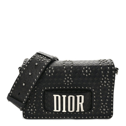 Christian Dior Calfskin Studded Dio(r)evolution Flap Bag Black 1 of 8