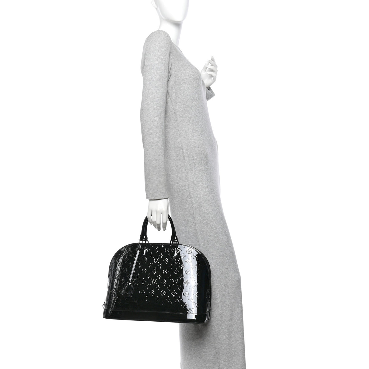 Louis Vuitton Vernis Alma GM Noir Magnetique 2 of 10