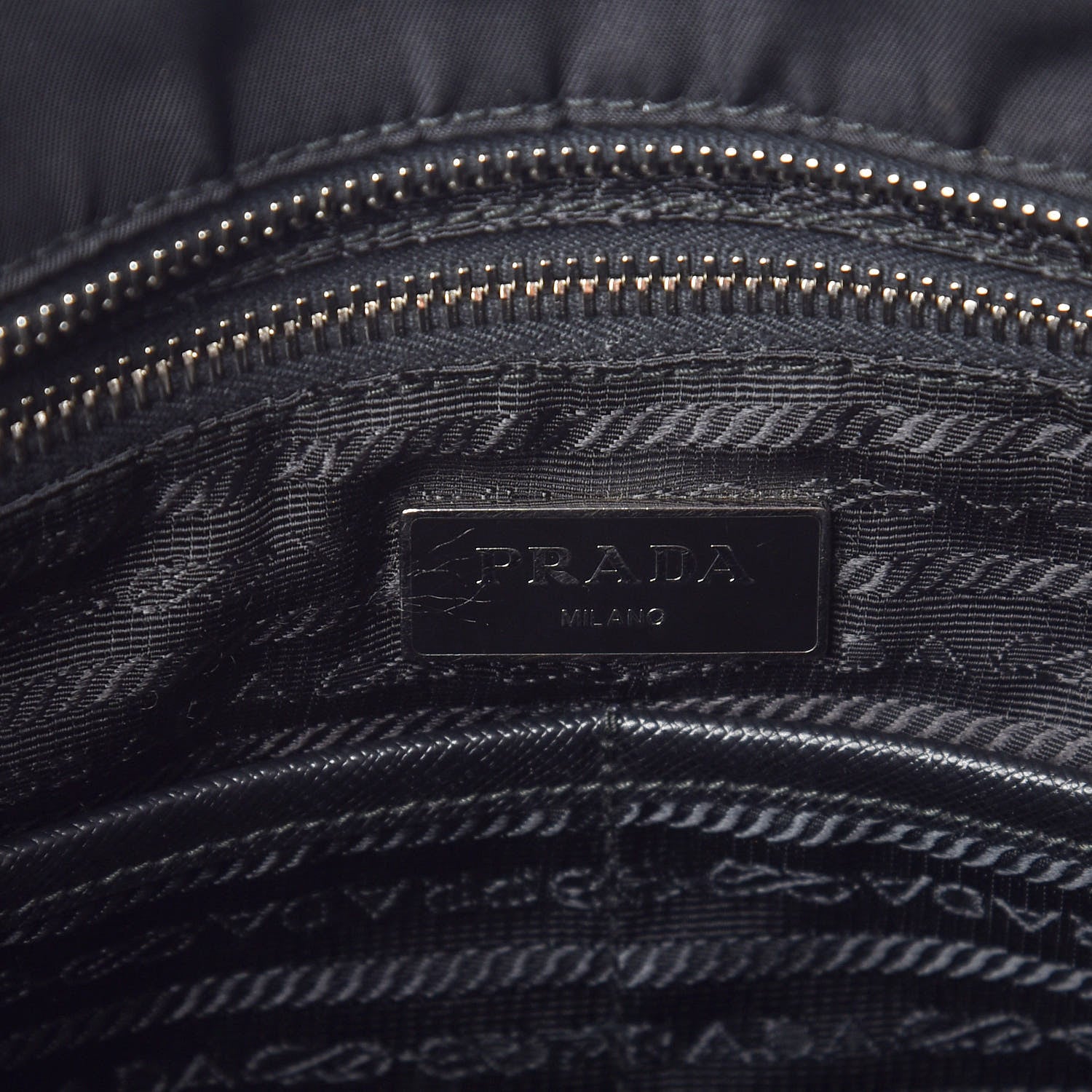 Prada Tessuto Nylon Vela Diaper Bag Black 10 of 11