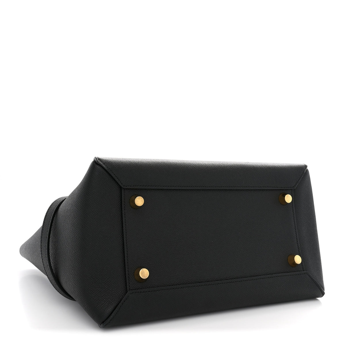 Grained Calfskin Mini Belt Bag Black
