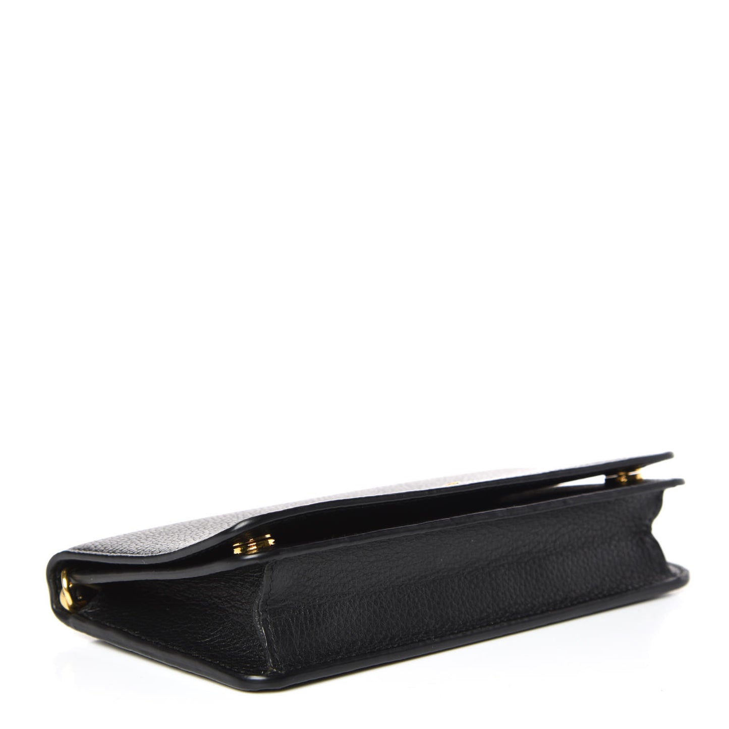Vitello Daino Mini Crossbody Bag Black