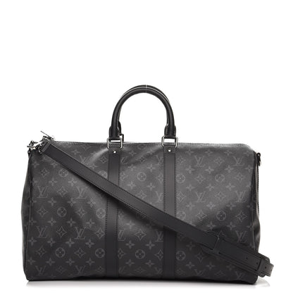 Louis Vuitton Monogram Eclipse Keepall Bandouliere 45 1 of 8