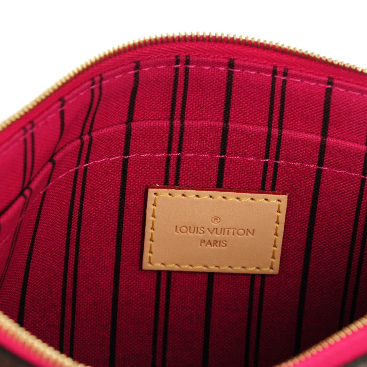 Monogram Neverfull MM GM Pochette Pivoine