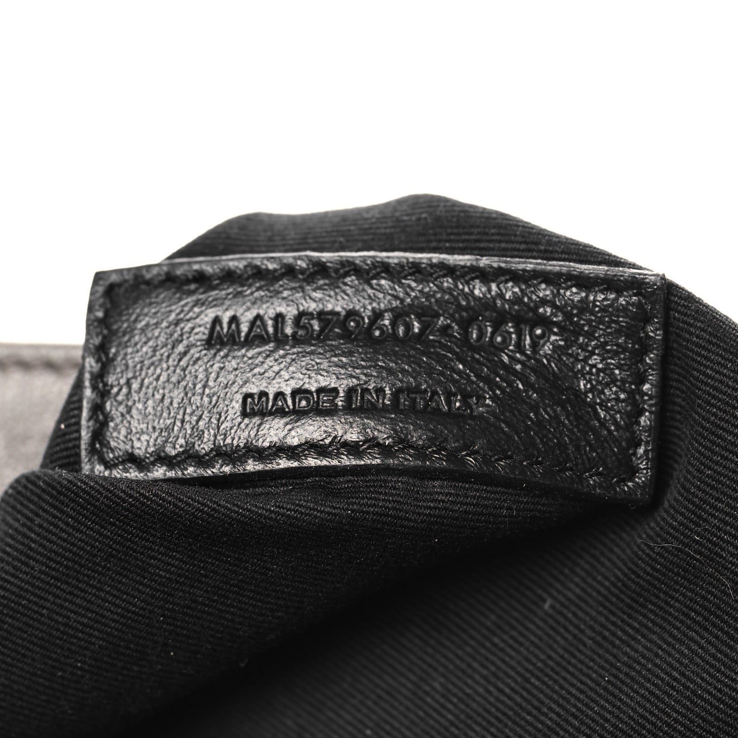 Saint Laurent Lambskin Quilted Mini Becky Chain Bag Grey Kaki 8 of 13