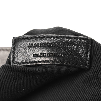 Saint Laurent Lambskin Quilted Mini Becky Chain Bag Grey Kaki 8 of 13