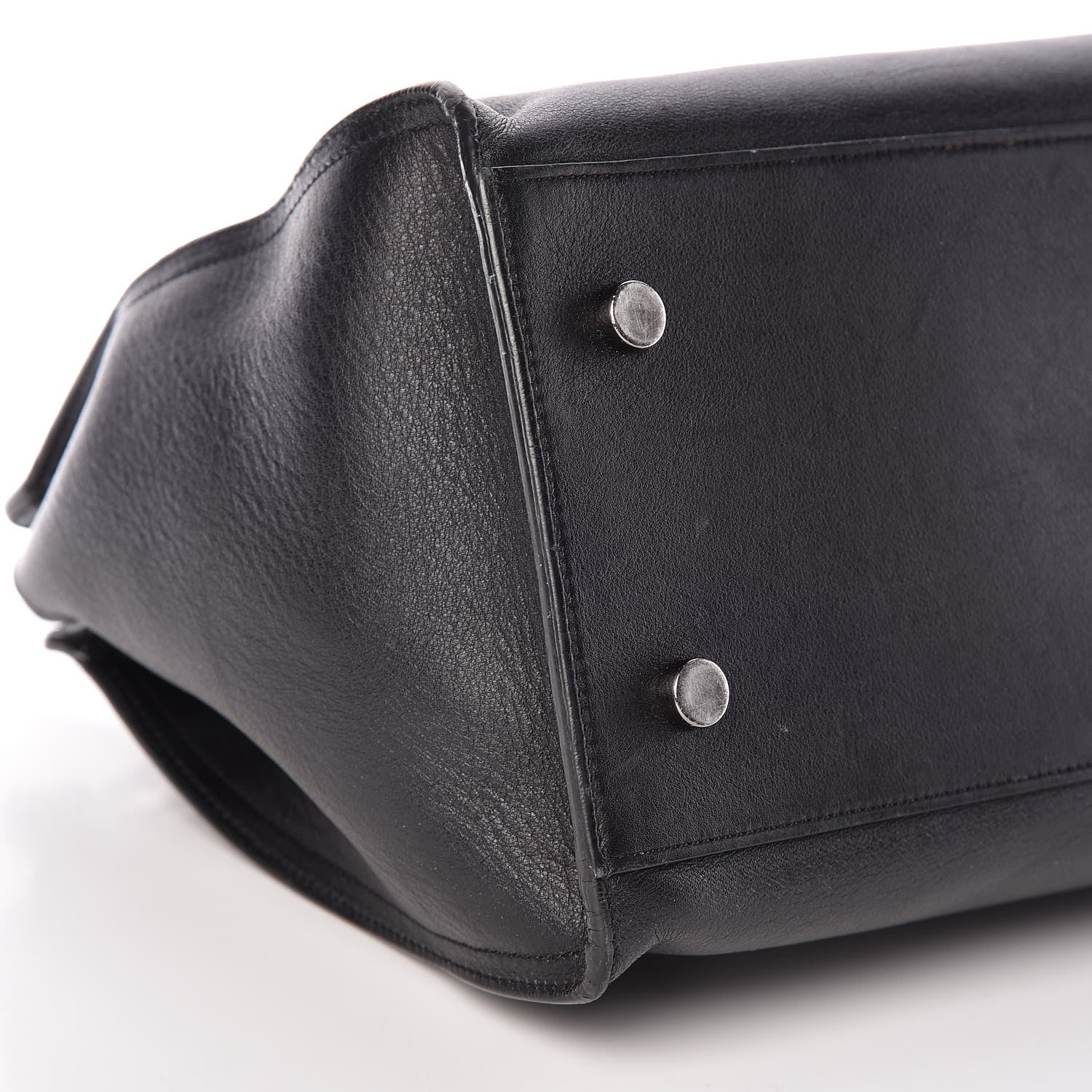 Saint Laurent Smooth Calfskin Small Monogram Cabas Black 13 of 15