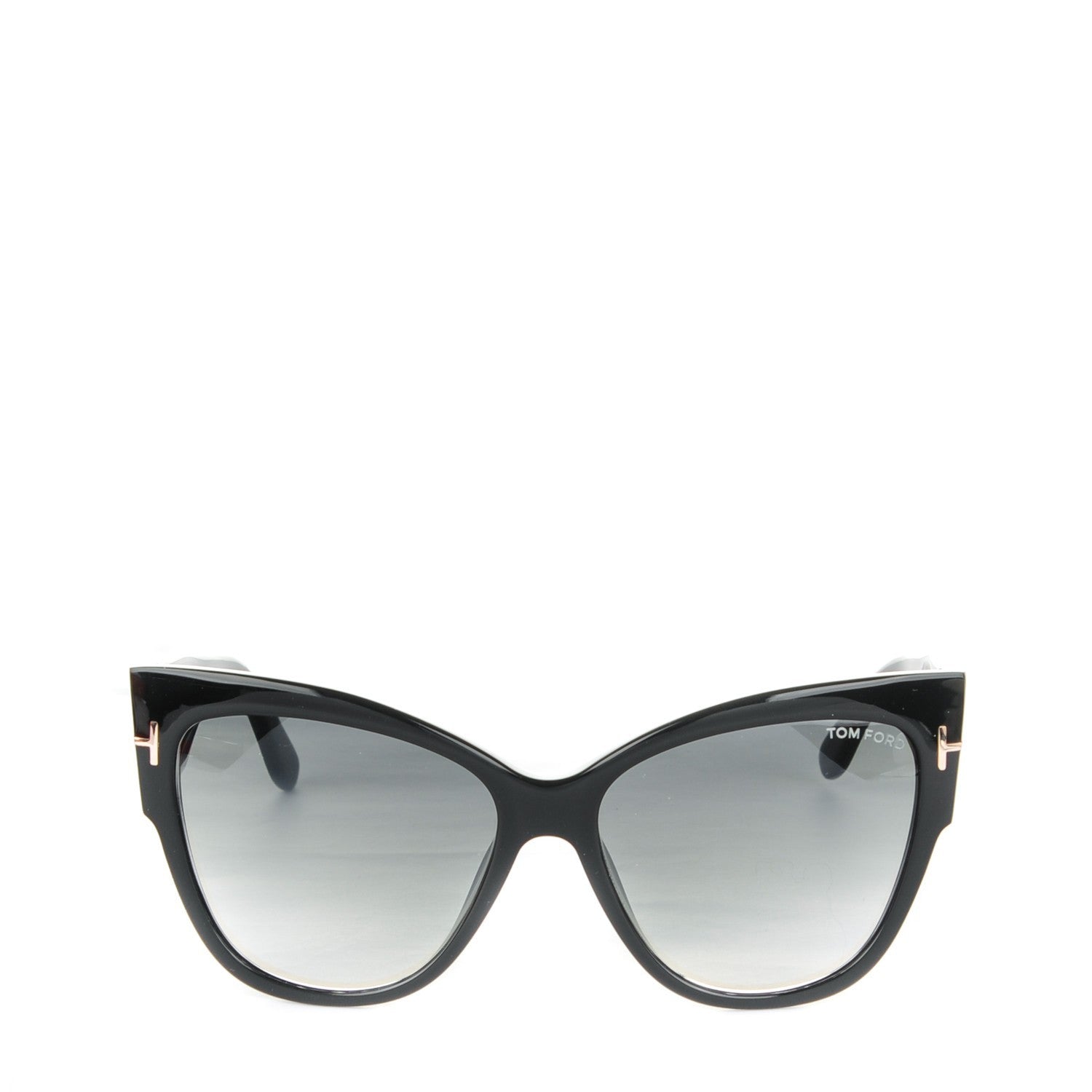 Tom Ford Acetate Anoushka Cat Eye Sunglasses TF371 Black 2 of 6