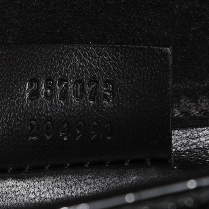 Gucci Patent Microguccissima Small Broadway Clutch Black 6 of 7