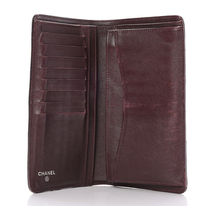 Chanel Caviar Quilted Yen Wallet Black 5 of 9