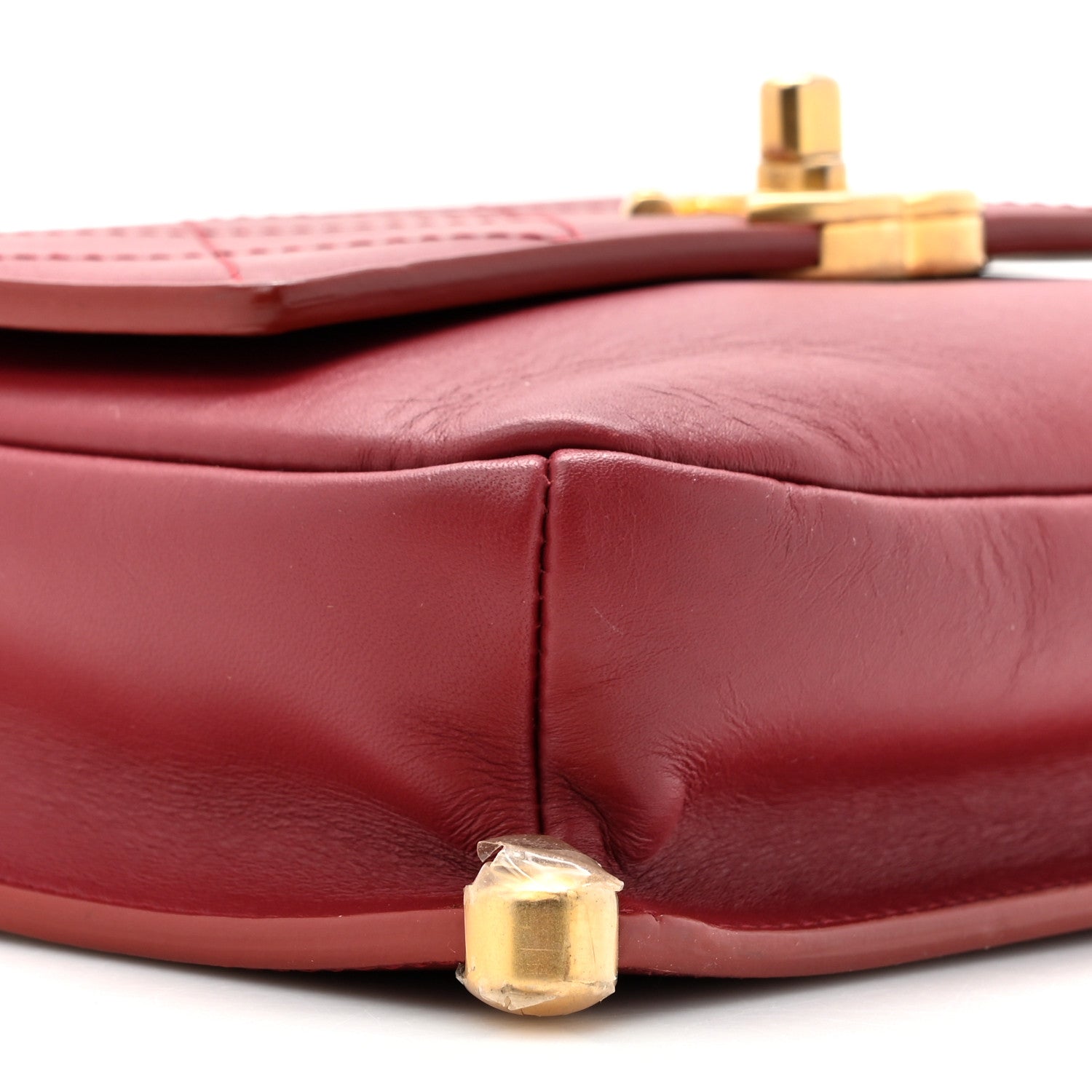 Chanel Calfskin Stitched Flap Red 10 of 10