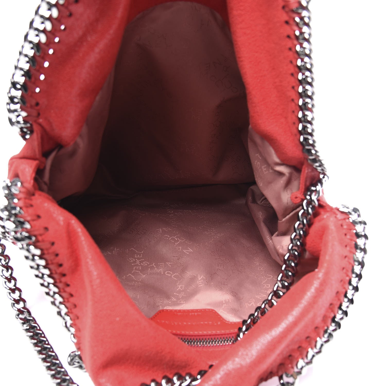 Stella McCartney Shaggy Deer Falabella Fold Over Tote Red 4 of 9