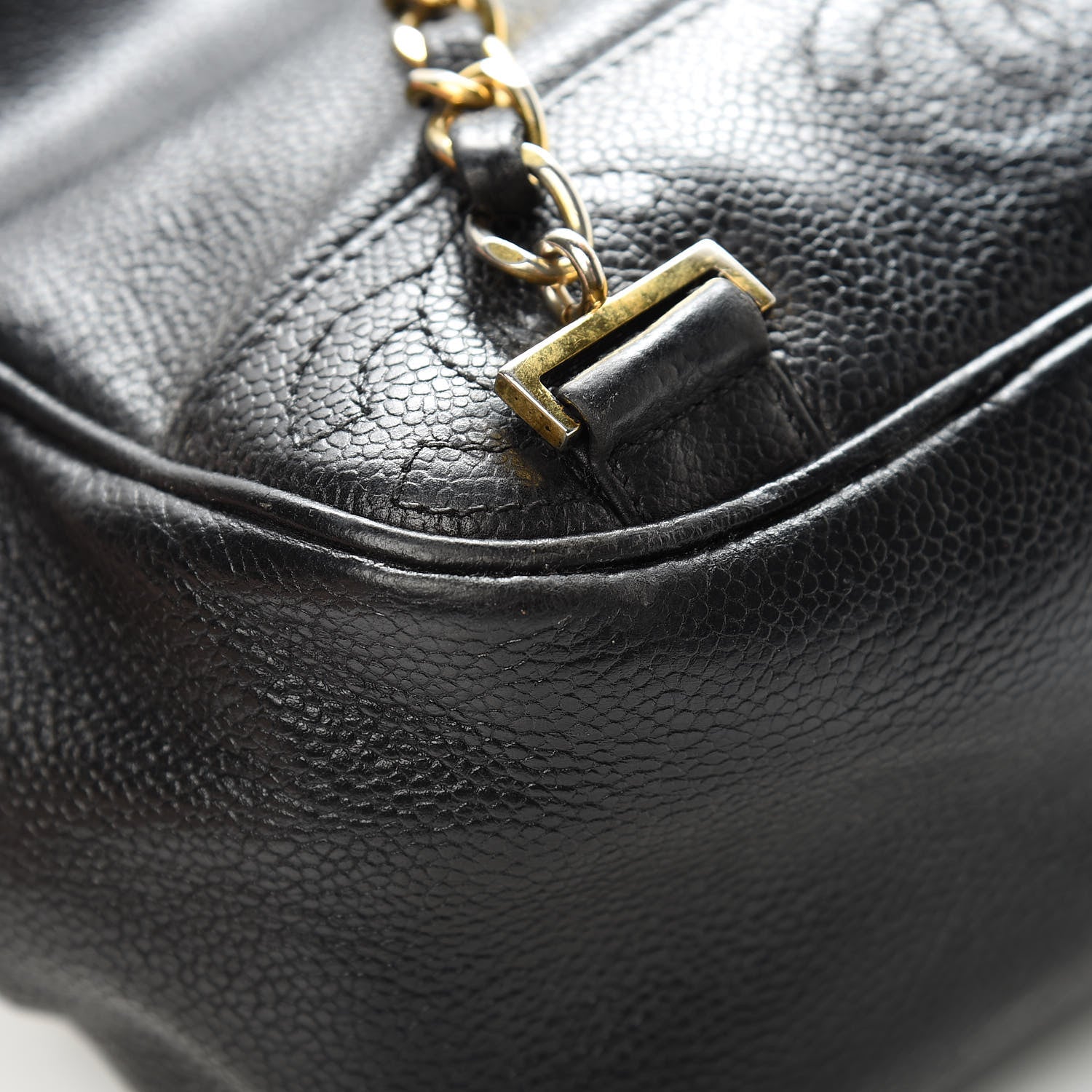 Chanel Caviar CC Backpack Black 12 of 15