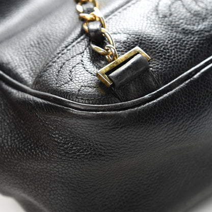 Chanel Caviar CC Backpack Black 12 of 15