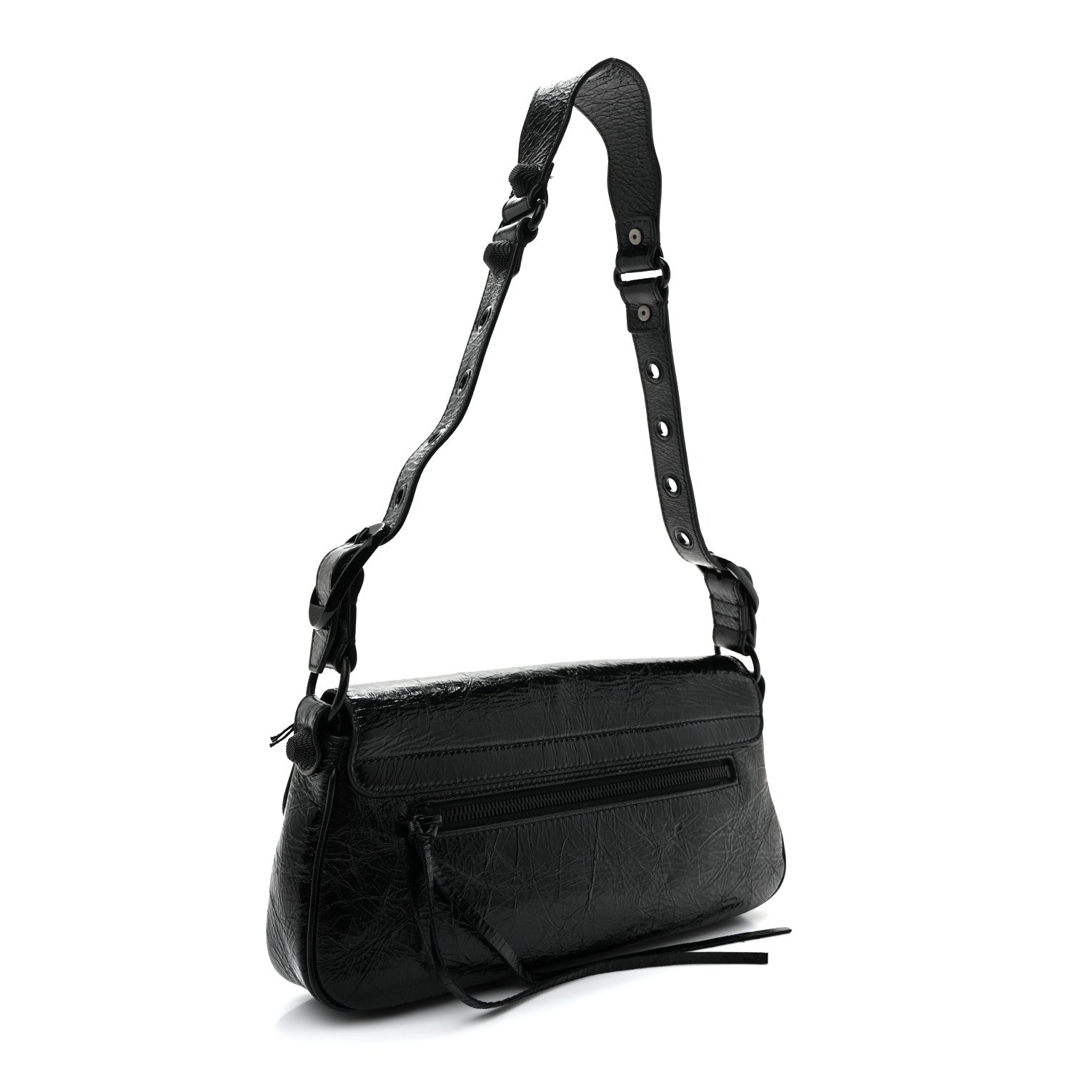Balenciaga Agneau Arena Monochrome Small Le Cagole Sling Bag Black 3 of 11