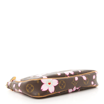 Louis Vuitton Monogram Cherry Blossom Pochette Accessories Brown 4 of 10