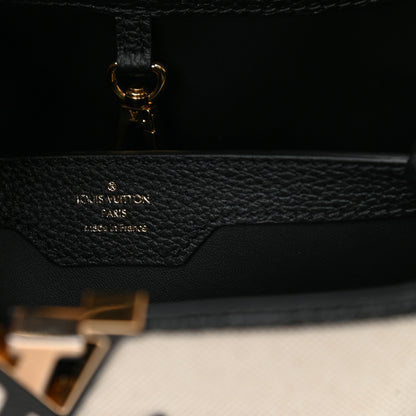 Louis Vuitton Canvas Taurillon Capucines MM Black 7 of 10