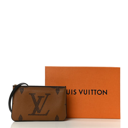 Louis Vuitton Reverse Monogram Giant Double Zip Pochette 12 of 12