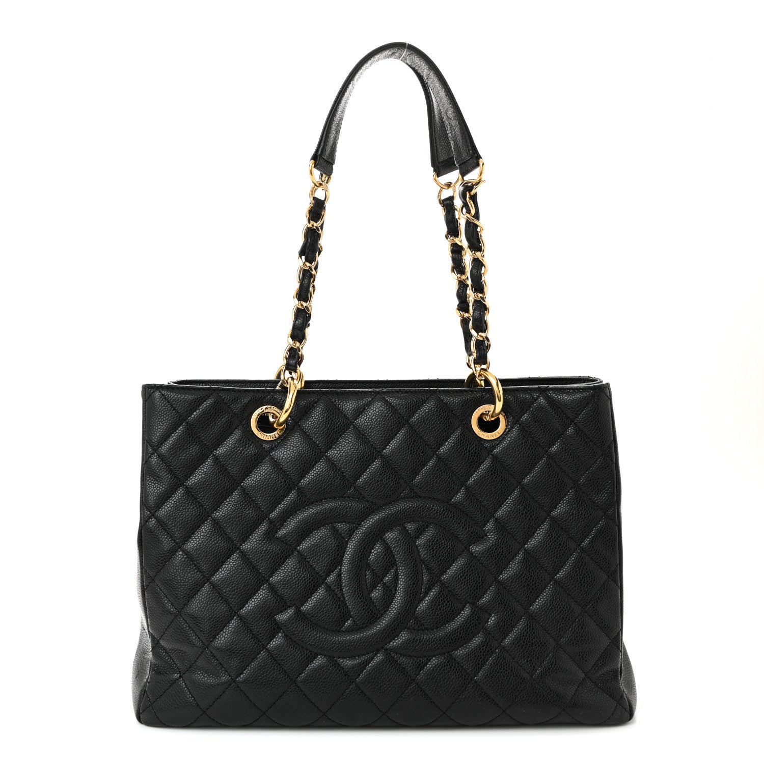 Chanel Caviar Quilted Grand Shopping Tote GST Black 1 of 10