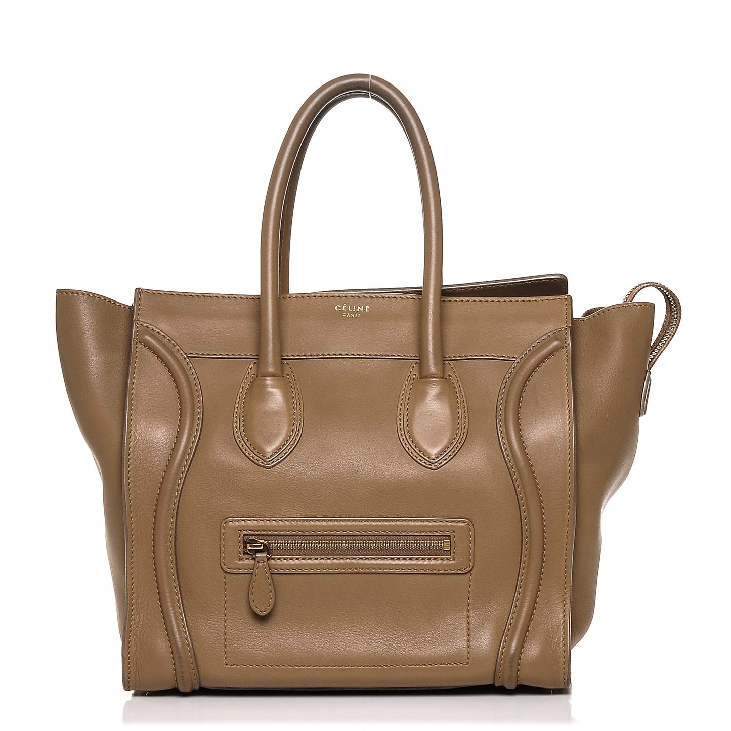 Smooth Calfskin Mini Luggage Camel