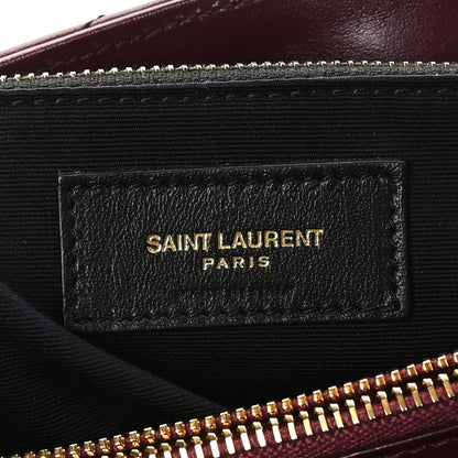 Saint Laurent Calfskin Y Quilted Monogram Medium Loulou Chain Satchel Palissandre 7 of 9