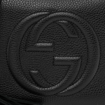 Gucci Pebbled Calfskin Small Soho Disco Bag Black 8 of 10