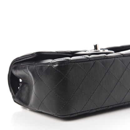 Chanel Lambskin Quilted Mini Rectangular Flap Black 8 of 10