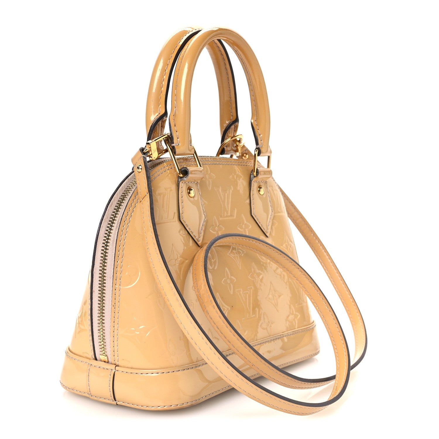 Louis Vuitton Vernis Alma BB Dune 3 of 11