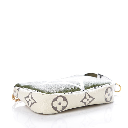 Louis Vuitton Monogram Giant Micro Pochette Accessories Kaki White 4 of 10