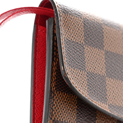 Louis Vuitton Damier Ebene Emilie Wallet Red 11 of 13