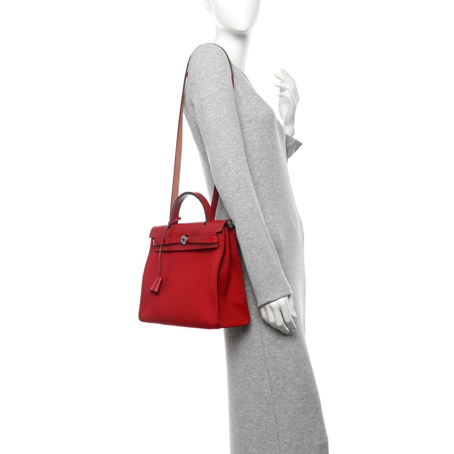 Military Toile Vache Hunter Herbag Zip PM 31 Rouge Piment