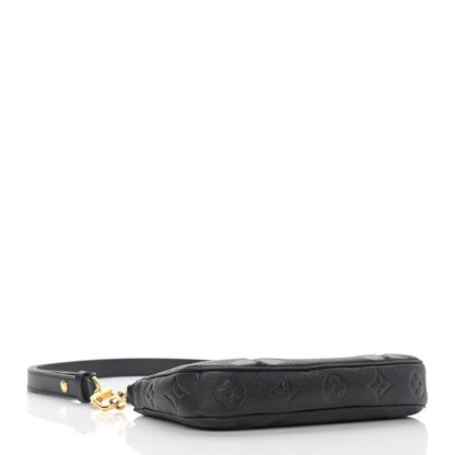 Louis Vuitton Empreinte Monogram Giant Multi Pochette Accessories Large Pochette Black 3 of 9