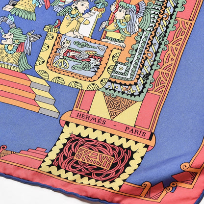 Hermes Silk Astres et Soleils Scarf 90 4 of 6