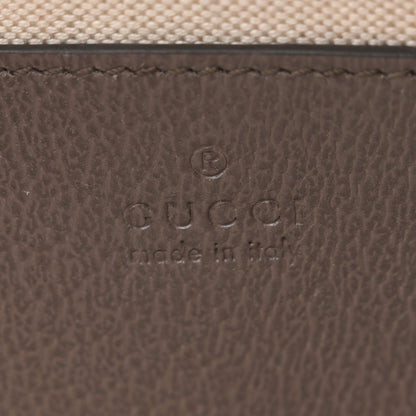 Gucci GG Supreme Monogram Textured Dollar Calfskin Mini Ophidia Shoulder Bag Beige Ebony New Acero 6 of 10