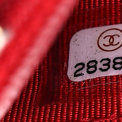 Chanel Caviar Quilted Wallet On Chain WOC Red 8 of 11