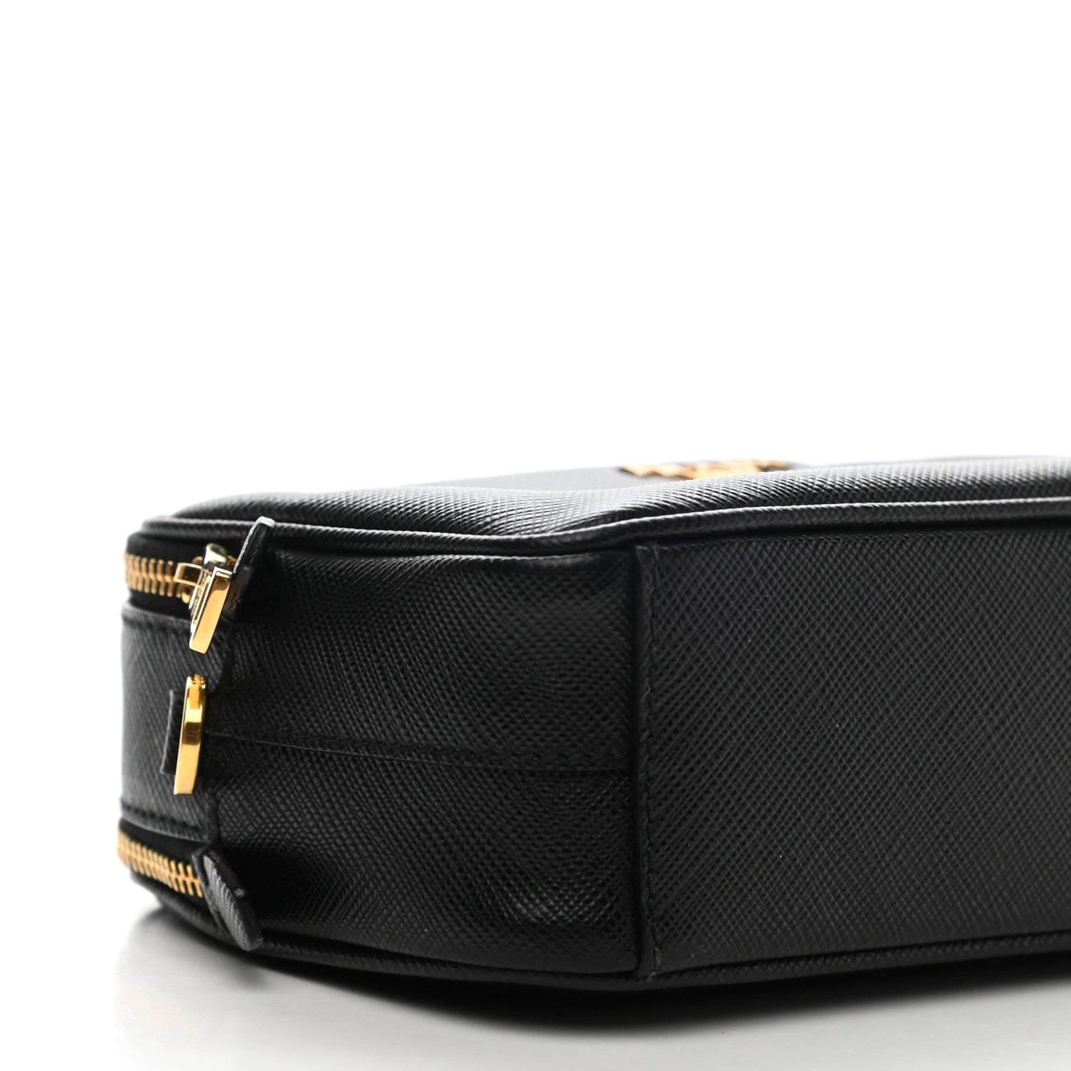 Prada Saffiano Mini Camera Crossbody Bag Black 8 of 10