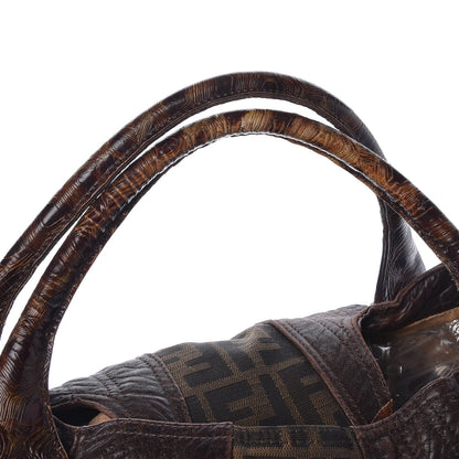 Fendi Zucca Nappa Nuvolata Vitello Tortuga Spy Tobacco Moro 19 of 20