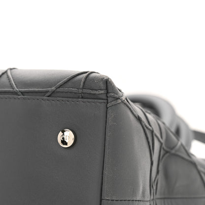 Christian Dior Lambskin Cannage Medium Granville Tote dARK Grey 12 of 14