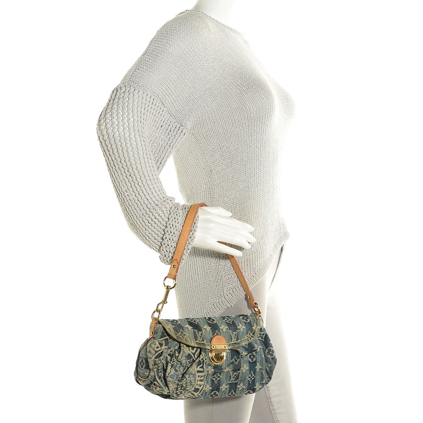 Denim Raye Mini Pleaty
