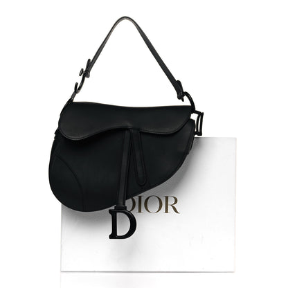 Christian Dior Ultra Matte Calfskin Saddle Bag Black 11 of 11
