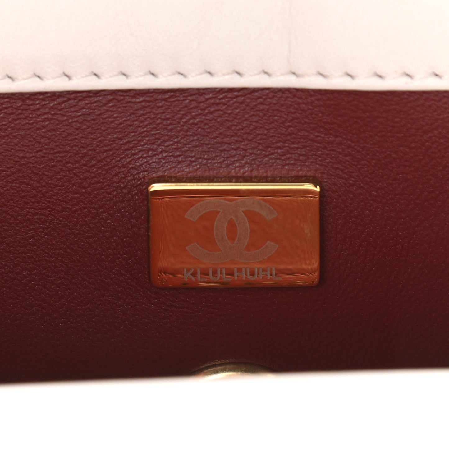 Calfskin Quilted Mini Perfect Fit Flap White