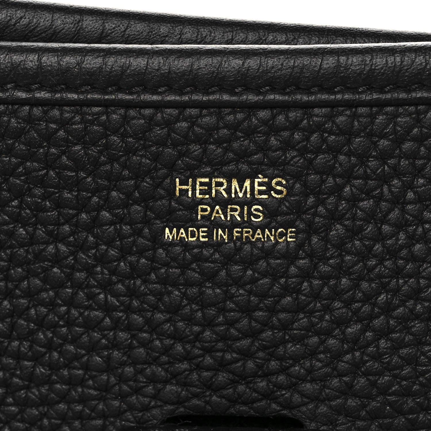 Hermes Taurillon Clemence Evelyne III PM Black 6 of 8
