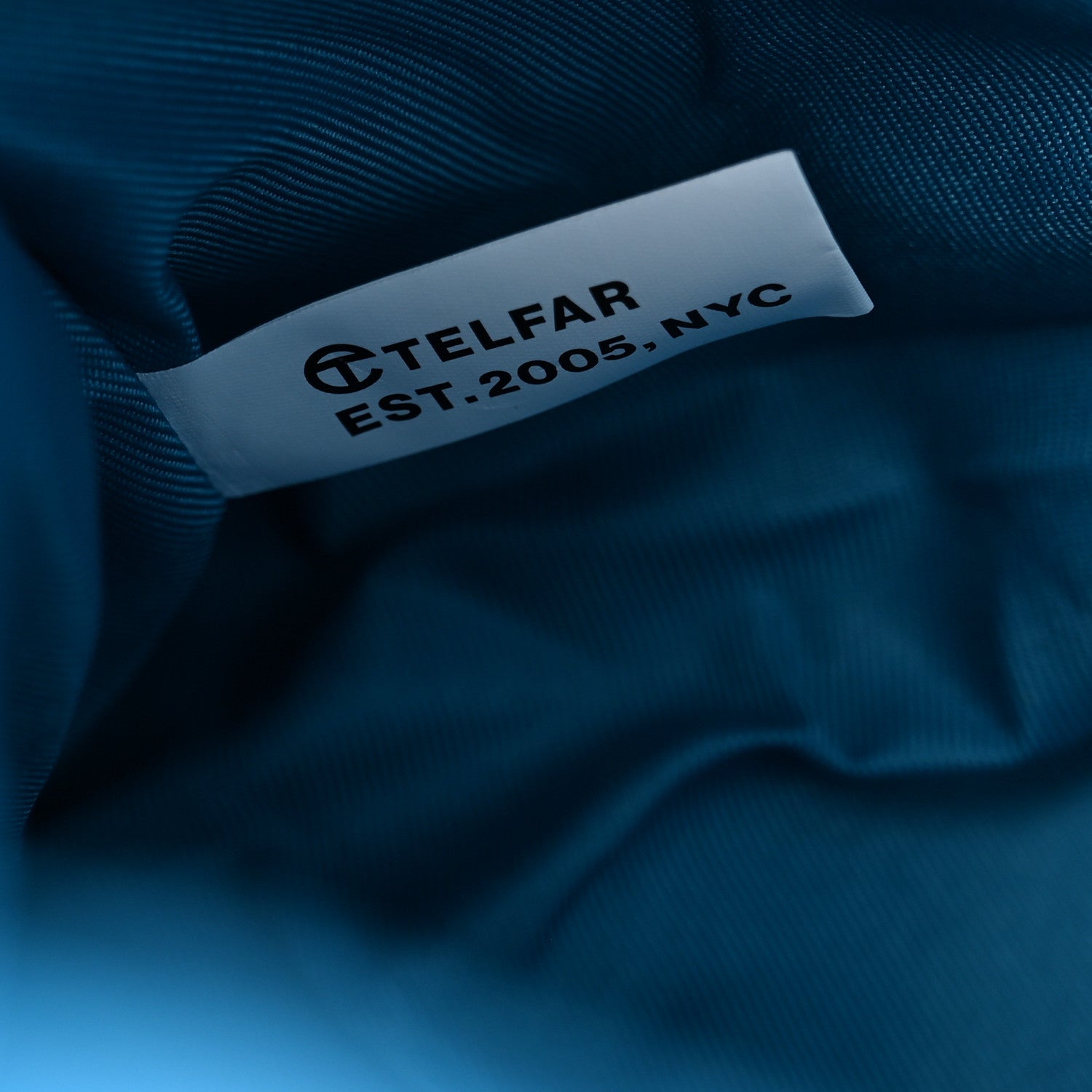 Telfar Vegan Leather Medium Shopping Bag Cyan 7 of 10