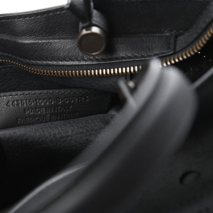 Balenciaga Veau Soyeux Perforated Blackout Hardware S City Black 9 of 10