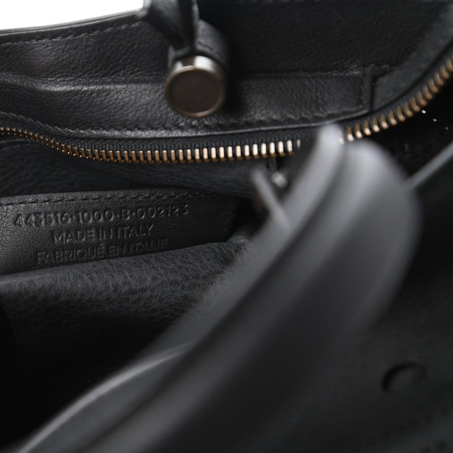Veau Soyeux Perforated Blackout Hardware S City Black